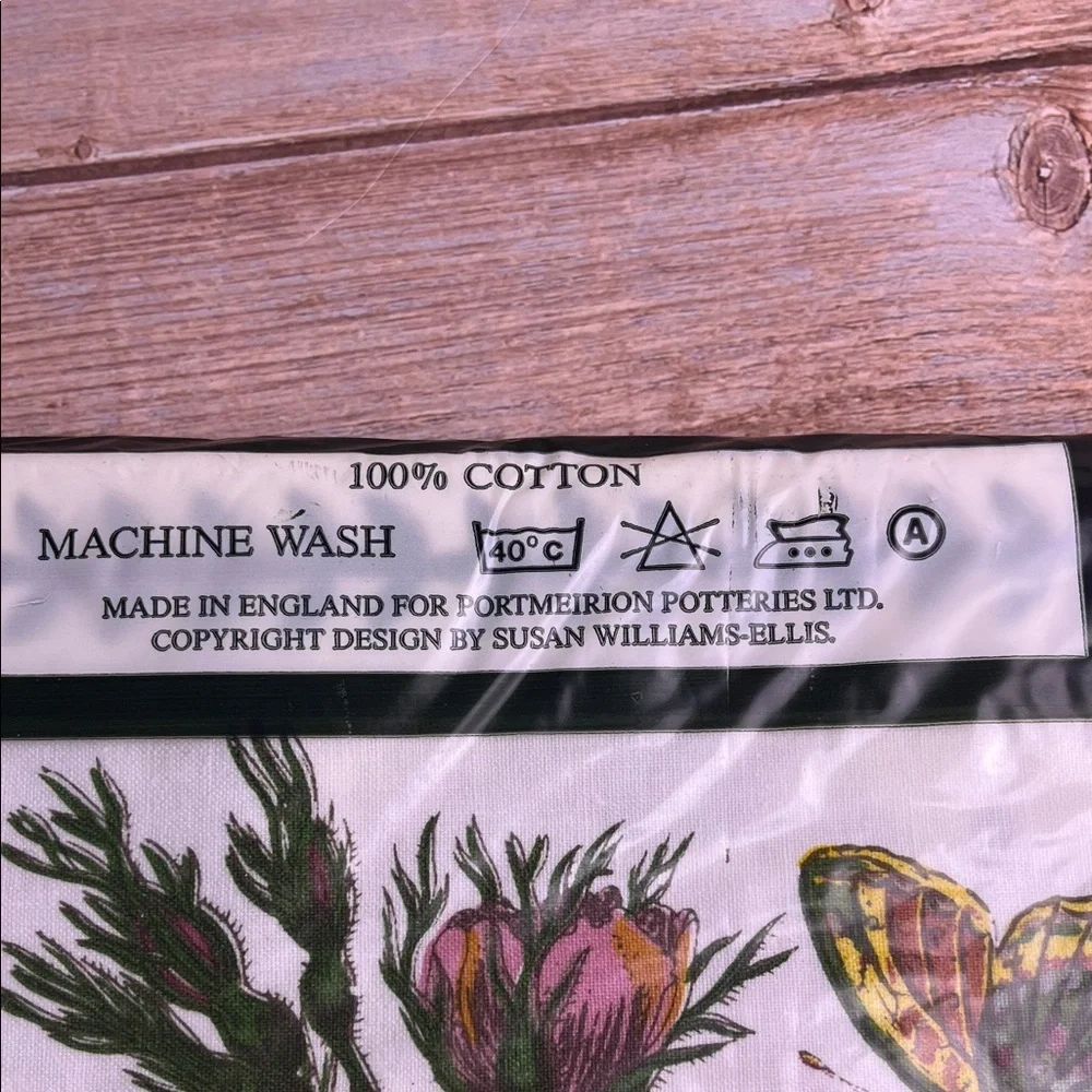 Portmeirion Botanical Napkins with Butterflies NWT 12 total